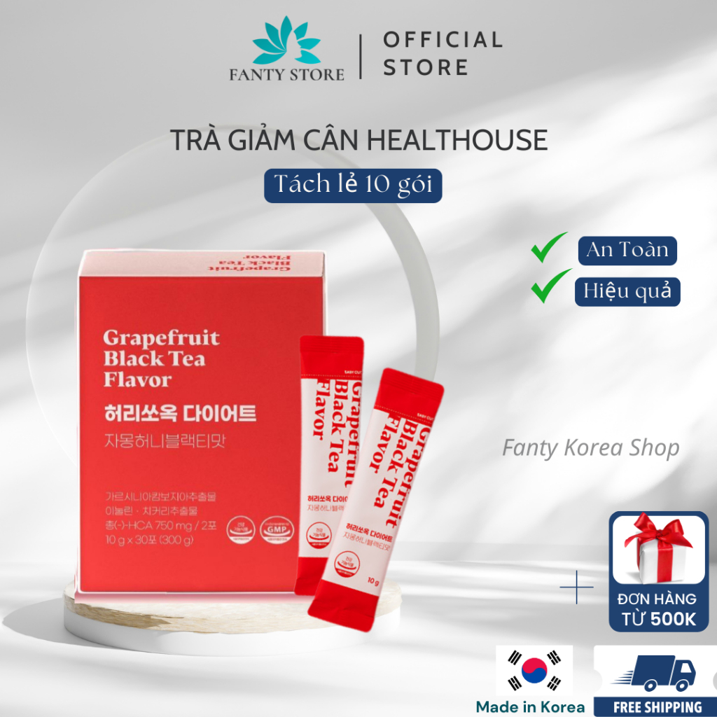 [Tách lẻ] Trà Cafe Healthouse Grapefruit Black Tea Flavor