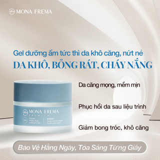 Kem Dưỡng HA Phục Hồi Cấp Ẩm Chuyên Sâu, Da Căng Đầy Tức Thì Mona Frema Màu Xanh EHA Gel 50g