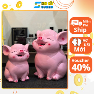  Heo đất Heo đất tiết kiệm tiền size to 3d mẫu mới 2025 làm quà trặng trang trí - Heo Đất Subeo 