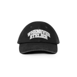 “WHENEVER” Nón Lưỡi Trai - WASHED DENIM HAT / BLACK