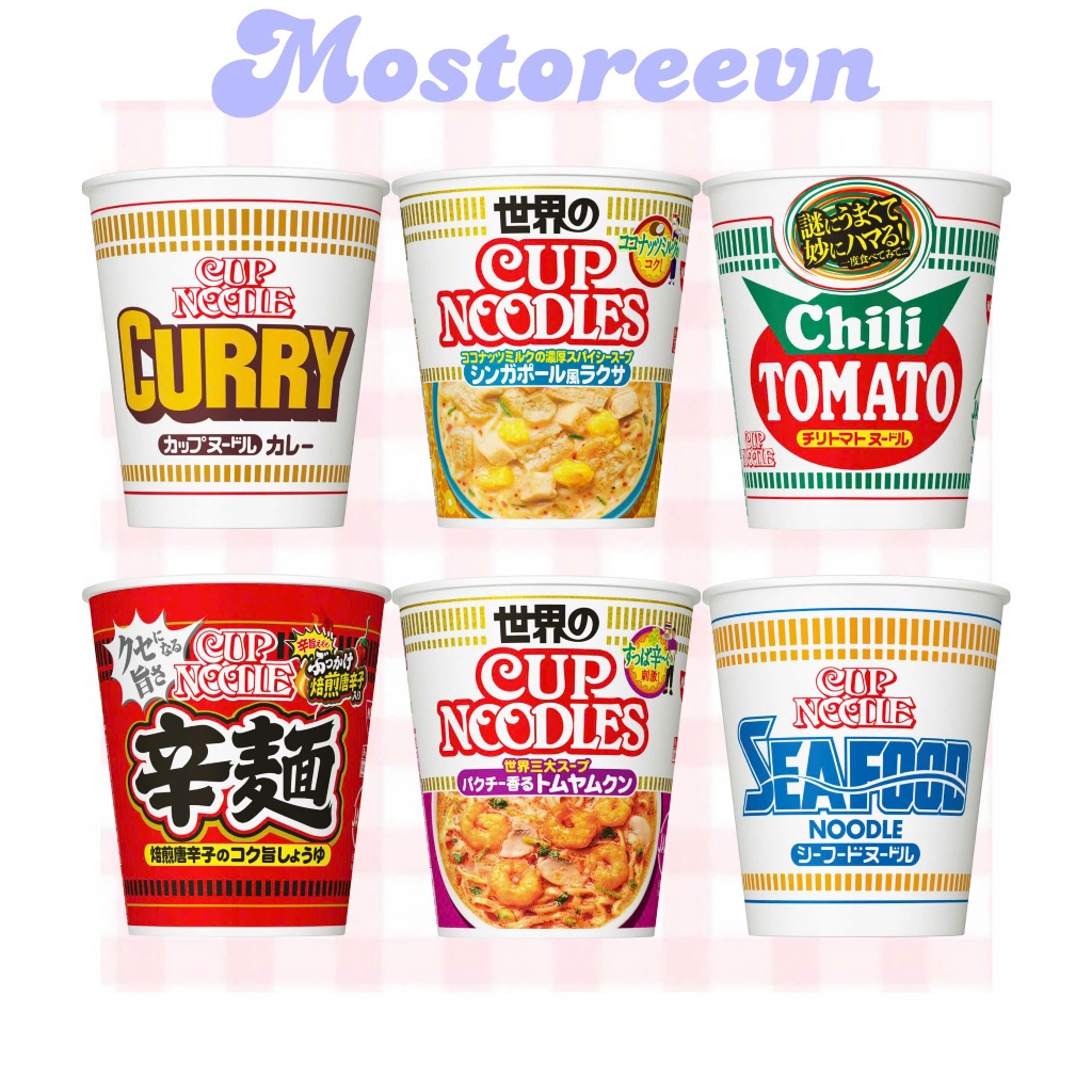 Mì ly Cup Noodles Nissin Nhật Bản