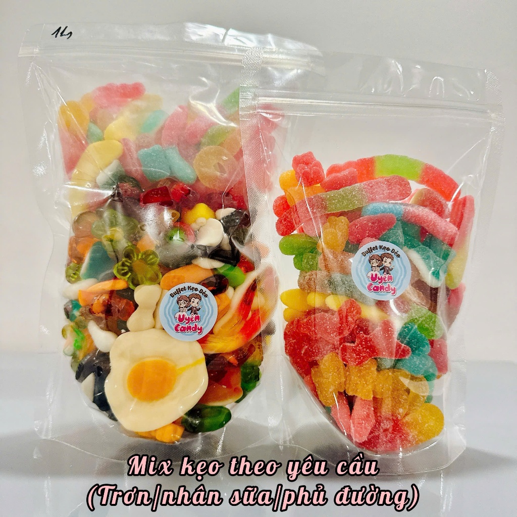  Kẹo Dẻo Cao Cấp Tự Chọn Shop Có Mix Theo Yêu Cầu Mix Trên 70 Mẫu Kẹo Bánh kẹo Tết 2026 