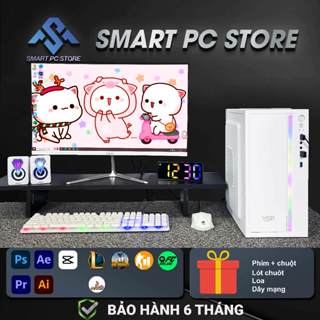 Bộ máy tính PC I5 Ram 8gb Full Trắng Làm Việc Đồ Họa, Học Tập, Chơi Game Liên Minh, Fifa,Đột Kích...
