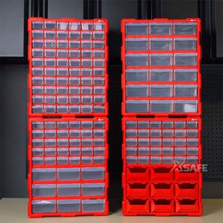 Tủ nhựa nhiều ngăn Bison, hộp khay đựng linh kiện điện tử, ốc vít, đồ nghề có thể bắt treo tường