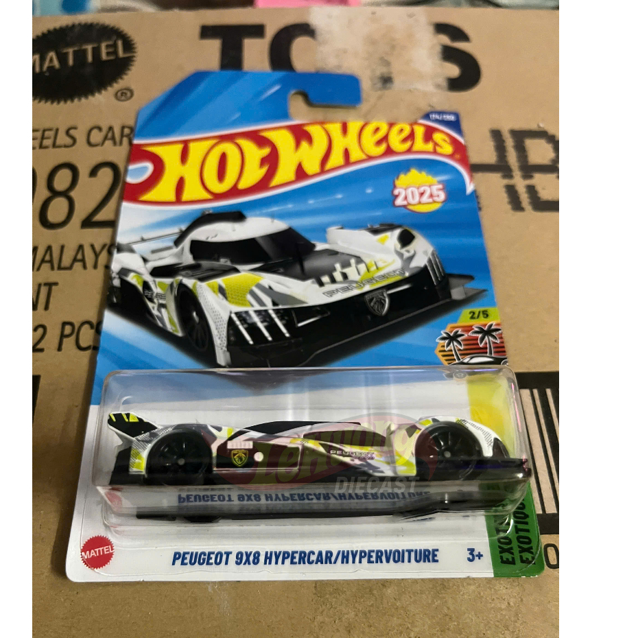 LeHuong Diecast - Xe Hot Wheels PEUGEOT 9X8 HYPERCAR/HYPERVOITURE Case M 2025