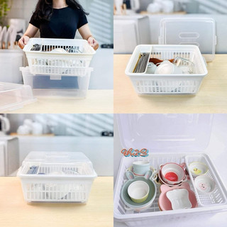 Giá úp Bát Chén Đồ Dùng Bếp Cho Bé Xinh Xắn