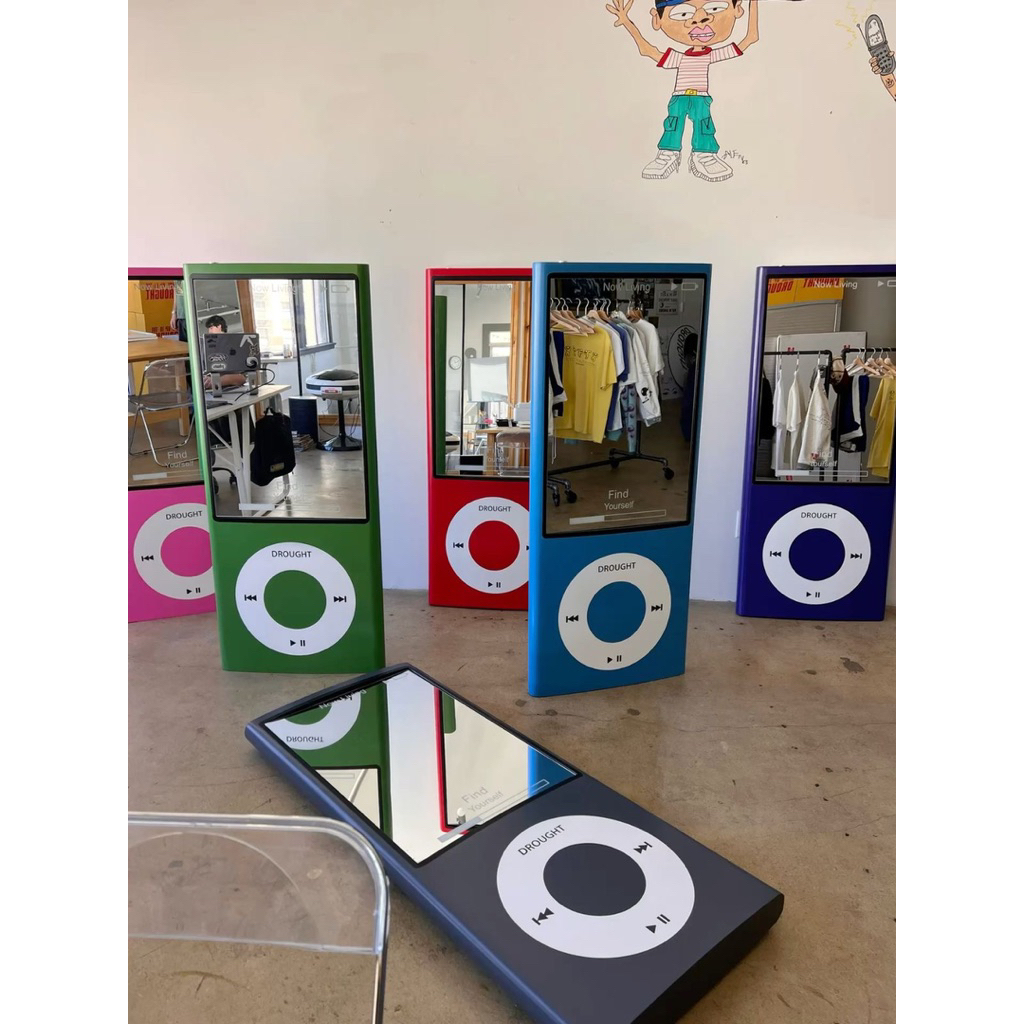 gương soi mô phỏng máy mp3  soi toàn thân gương mp3, IPOD