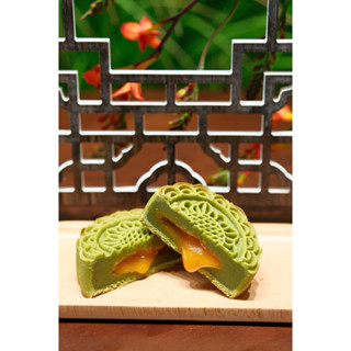 Bánh nướng Matcha Lava Trứng Muối 150gr - tan chảy ngon khó cưỡng!