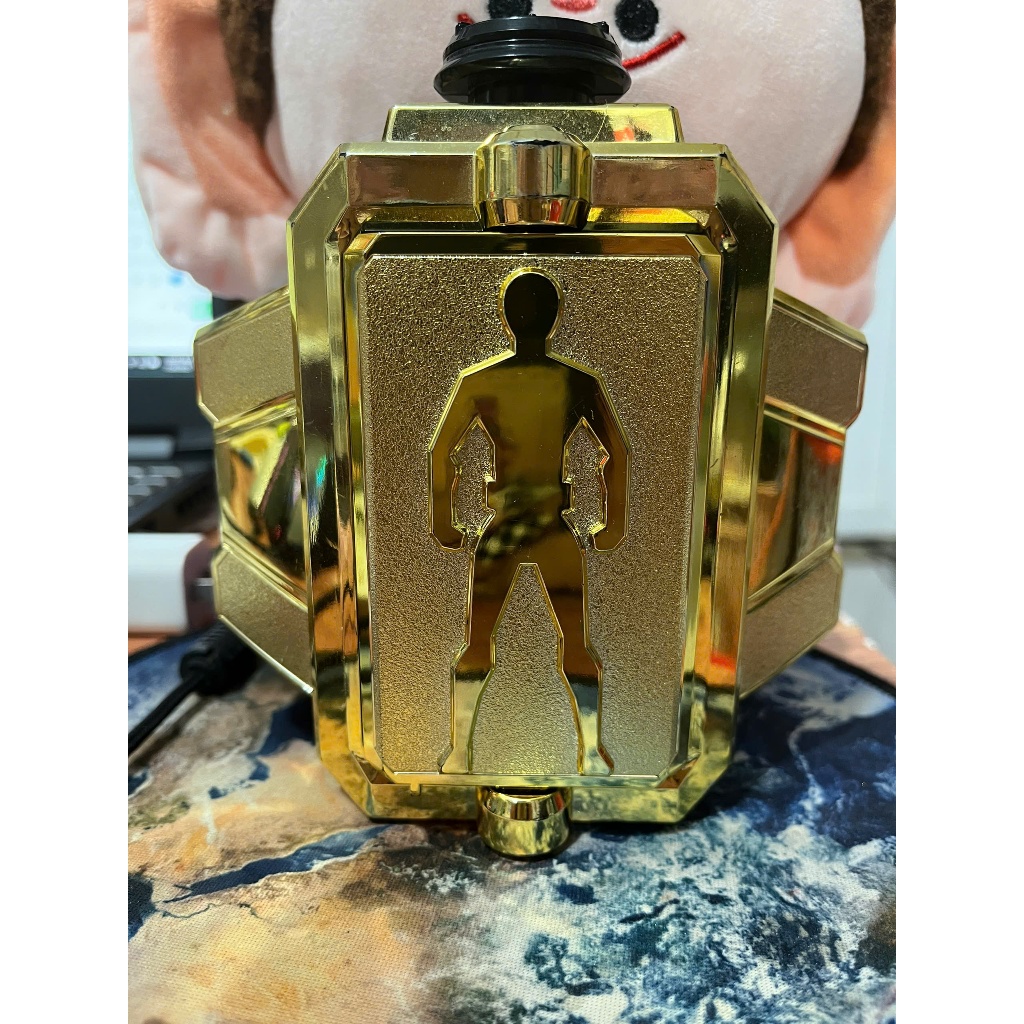 (2nd) DX Gokai Gold Ranger Key Holder – Phụ kiện đựng chìa khóa Gokaiger Bandai Nhật