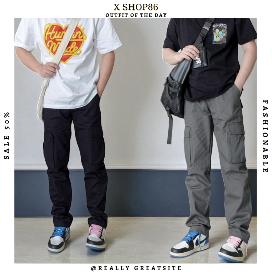 Quần Jogger Kaki - JG4 Quần Jogger Kaki Nam Túi Hộp  Sang Chảnh Có Dây Rút, Tôn Dáng XSHOP86