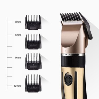 Tông đơ cắt tóc ,Tông Đơ Cắt Tóc CG - Đầu Sạc USB - Tặng 2 Kéo Kèm 9 Phụ Kiện - Tông Đơ Gia Đình Mới Nhất