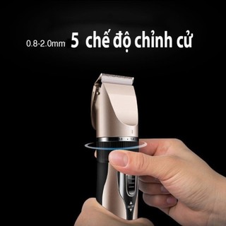 Tông đơ cắt tóc ,Tông Đơ Cắt Tóc CG - Đầu Sạc USB - Tặng 2 Kéo Kèm 9 Phụ Kiện - Tông Đơ Gia Đình Mới Nhất