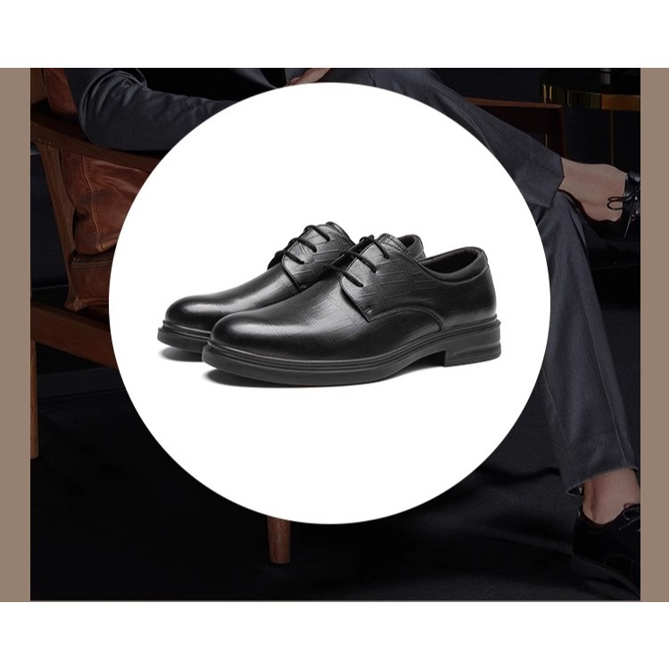 [Đặt trước] Giày da nam Dusto chính hãng, thương hiệu 30 năm, da mềm, êm chân