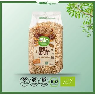 Bỏng (cốm) lúa mì mật ong hữu cơ - DmBio - 200g