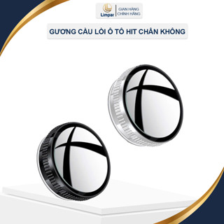 Gương cầu lồi ô tô hit chân không xoay 360 độ giúp tăng tầm nhìn, chống điểm mù cho xe hơi
