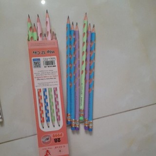 Hộp 12 bút chì định vị 2B kèm gọt bút chì