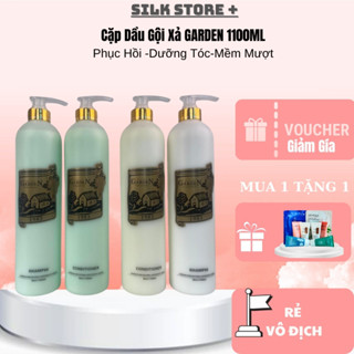 Dầu Gội Cặp Garden [ Silk store 96] Dưỡng Tóc Kích Mọc Tóc Phục Hồi Tóc Hư Tổn Giảm Rụng Tóc Thơm Lâu
