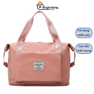 Túi Xách Du Lịch 2 Tầng Thời Trang - Túi Trống Thể Thao Nam Nữ Vải Dù Chống Thấm Cao Cấp