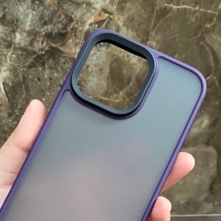 (Tím) Ốp lưng Likgus nhám viền dẻo chống sốc cho iPhone 14 Pro Max, 14 Plus, 14 Pro, 14 chống vân tay cao cấp
