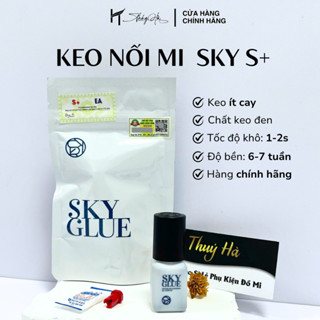 Keo nối mi SKY GLUE S+, keo khô nhanh, siêu bền, phù hợp với mọi thời tiết, nối mi tạo fan \ Thúy Hà