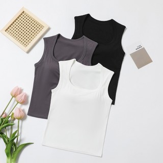  Áo ba lỗ nữ có đệm ngực vải Viscose thoáng mát mặc nhà tập thể thao mã VAA0517 