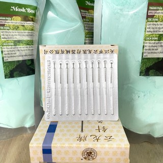 Hộp 100 kim đốt ruồi, kim châm cứu