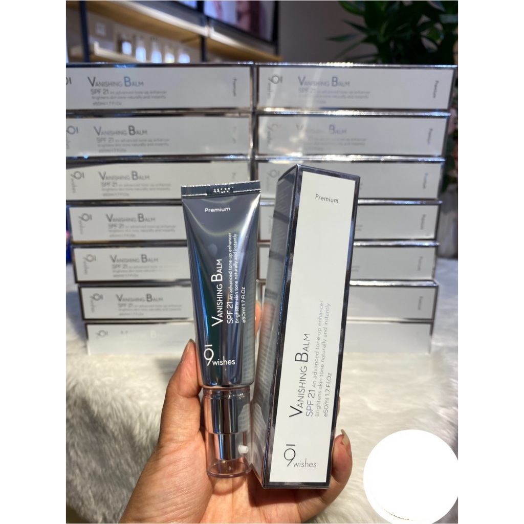[9WISHES]Kem Dưỡng Trắng Da nâng tone Chống Nắng 9Wishes VB Premium Vanishing Balm Tone-Up Cream SPF