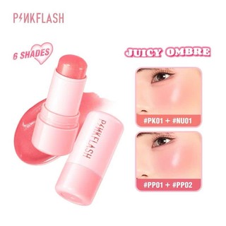  PINKFLASH Phấn má hồng kem lâu trôi gốc nước sắc tố cao phát sáng hồng tự nhiên 3.2g | NHÍM HOUSE 