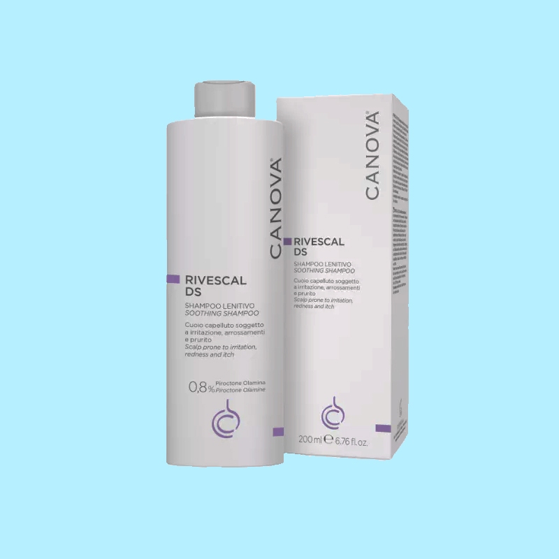 Dầu gội cải thiện tình trạng nấm, làm dịu da đầu Canova Rivescal DS Shampoo 200ml