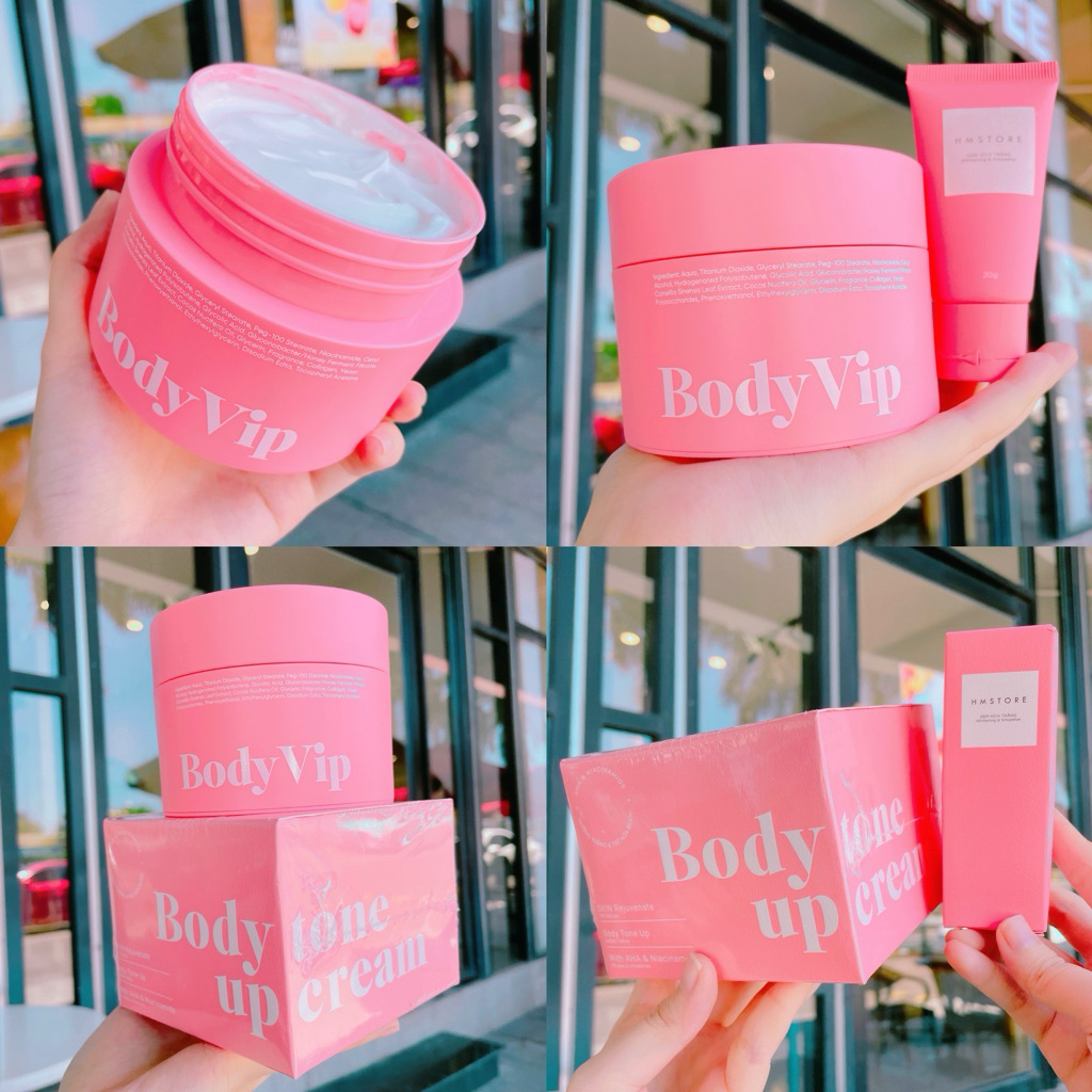 BODY VIP TẶNG KÈM KÍCH TRẮNG 20G HM STORE ( HM STORE - WHITENING BODY VIP )