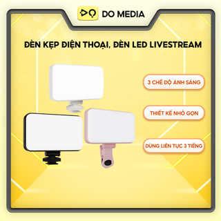  Đèn kẹp điện thoại đèn led livestream máy ảnh trợ sáng để chụp ảnh selfie quay hình video makeup 