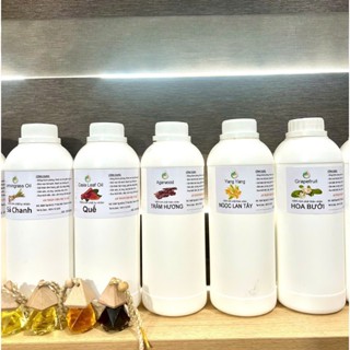  500m- 1 Lít Tinh dầu Sả chanh Quế Bạc Hà ... nguyên chất  SPA HOTEL xông thơm   Tặng 2 vỏ lọ treo xe 