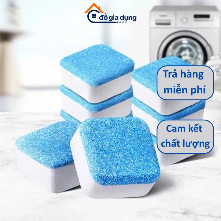 Viên Tẩy Vệ Sinh Lồng Máy Giặt Diệt Khuẩn Và Tẩy Chất Cặn Lồng Máy Giặt Hiệu Quả