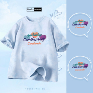 Áo Thun Loang, Áo Loang Unisex By PEABOO Mã TL Hoa Magnolia Chất Cotton Form Rộng Cho Nam Nữ