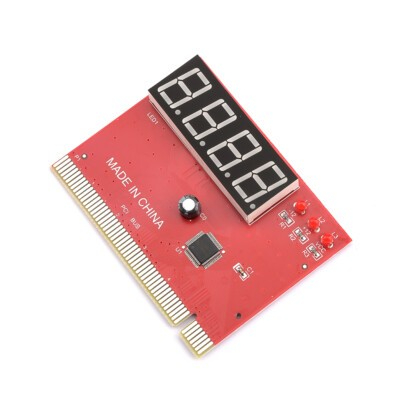 Card Test Mainboard 4 Số (Màu đỏ) 4 Đèn LED, dùng cho main có khe cắm PCIe, Card test Bo Mạch Chủ