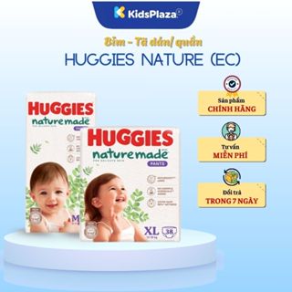 [M3] Bỉm - Tã dán/ quần siêu cao cấp Huggies Nature đầy đủ size cho bé EC - Chính hãng KidsPlaza