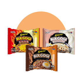 Lốc 5 Gói Mì Xốt Kem Koreno Bulgogi Carbonara - Vị Bò Bulgogi Xào Cay - Vị Bò Bulgogi Phô Mai Cay 10