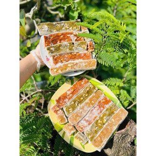 Chè Lam Quê Nhà [hương vị tuổi thơ ] Đặc sản Bắc Giang combo 3 vị 1,5 kg chè lam truyền thống nhà làm