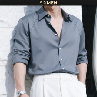 Áo sơ mi nam tay dài SYLEN, form tôn dáng, cotton cao cấp co giãn, không nhăn, thấm hút tốt - SIXMEN
