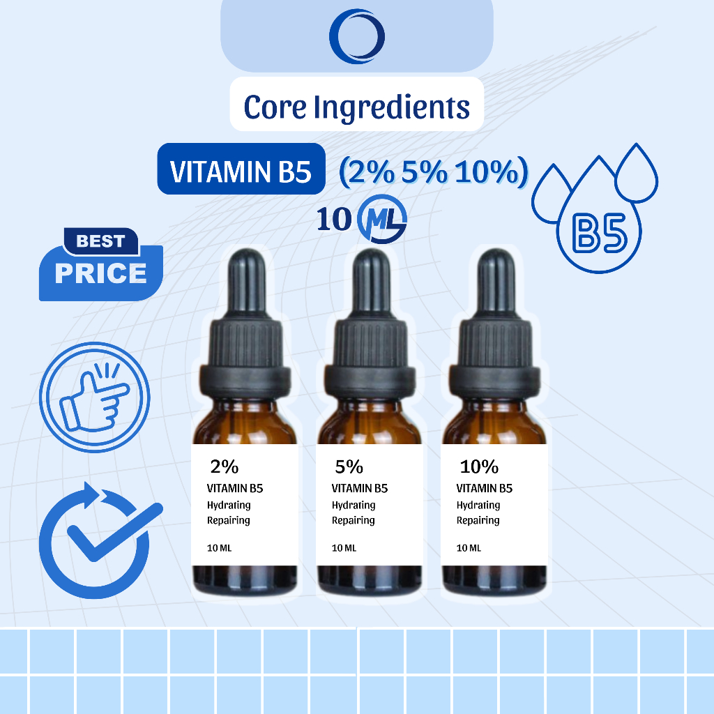Vitamin B5 (D-Panthenol) 2% 5% 10% - Nguyên Liệu Mỹ Phẩm | BigBuy360 - bigbuy360.vn