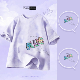 Áo Thun Loang, Áo Loang Unisex By PEABOO Mã TL Autumn Chất Cotton Form Rộng Cho Nam Nữ