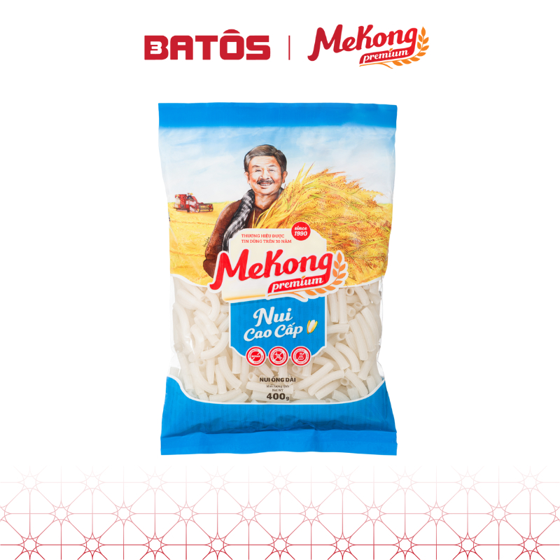 Nui Gạo Dạng Ống Cao Cấp thương hiệu Mekong Premium