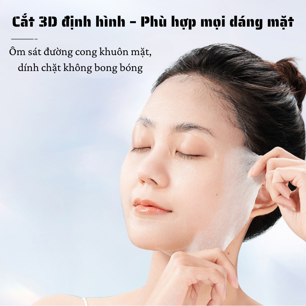 Ảnh 3 của Mặt nạ nén BEABIAI thiết kế mỏng nhẹ, ôm sát khuôn mặt, ngấm nước và hút lotion tốt