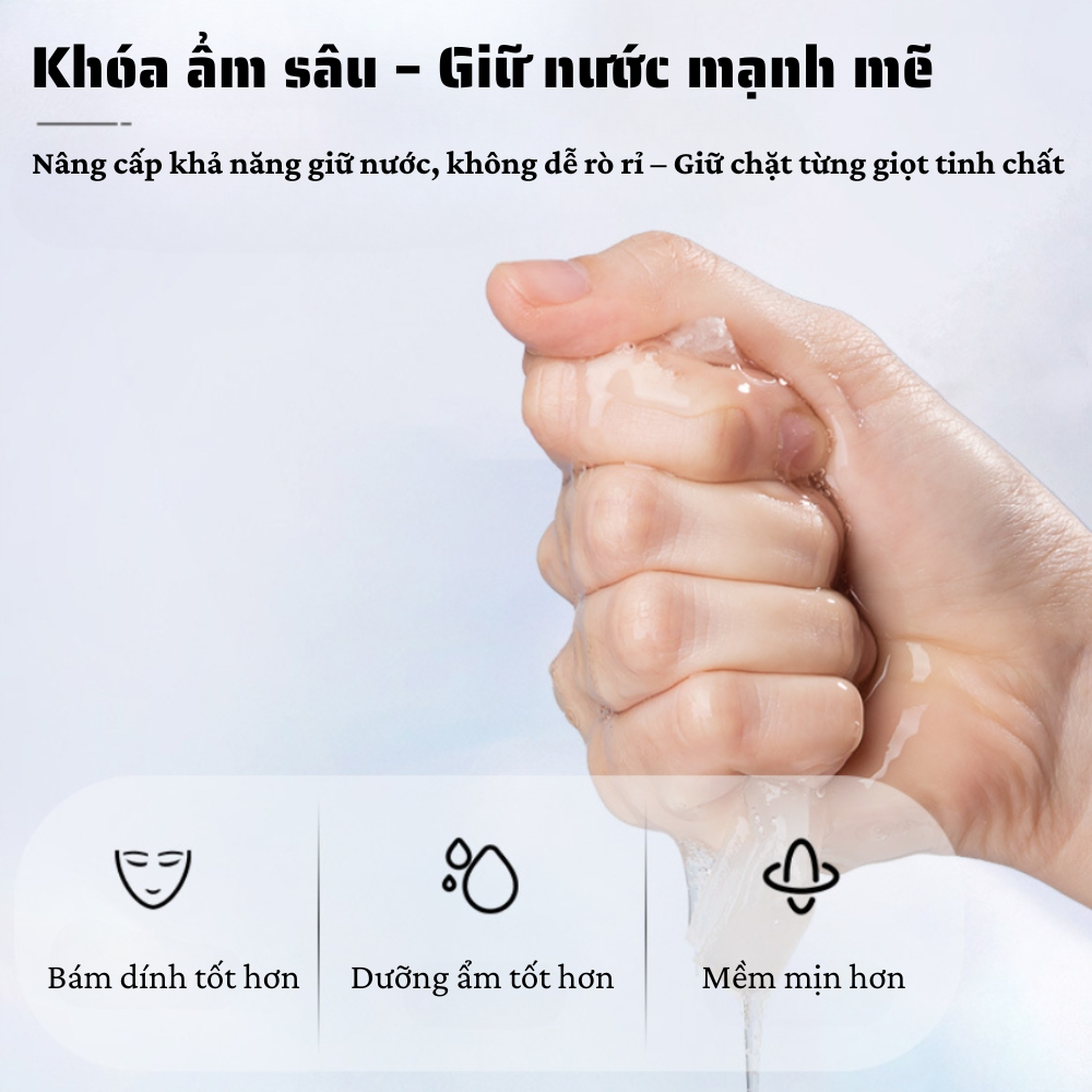 Ảnh 5 của Mặt nạ nén BEABIAI thiết kế mỏng nhẹ, ôm sát khuôn mặt, ngấm nước và hút lotion tốt