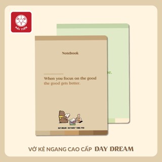 HẢI TIẾN Vở kẻ ngang cao cấp - DayDream - ĐL 70g/m2 (80/120/200 trang) - Chống loá