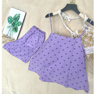 VIBES Đồ bộ 2 dây basic Cheris Straps Set họa tiết nhiều màu xinh xắn