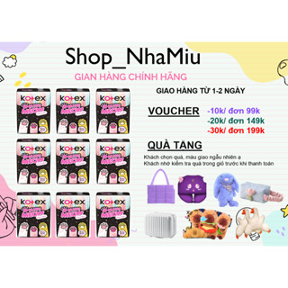  Thùng Băng vệ sinh Kotex Mini Meow 16 gói có cánh 