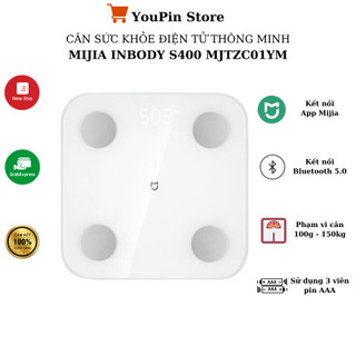  Cân Điện Tử Thông Minh Mijia Body Fat Scale S400 - Bảo hành 3 tháng 