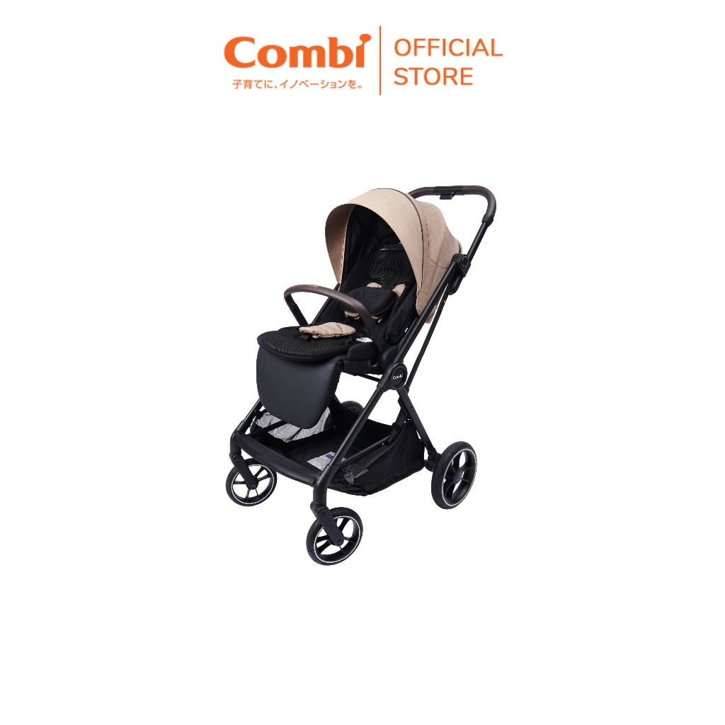 Xe đẩy gấp gọn 2 chiều Combi Citta Plus - Màu be
