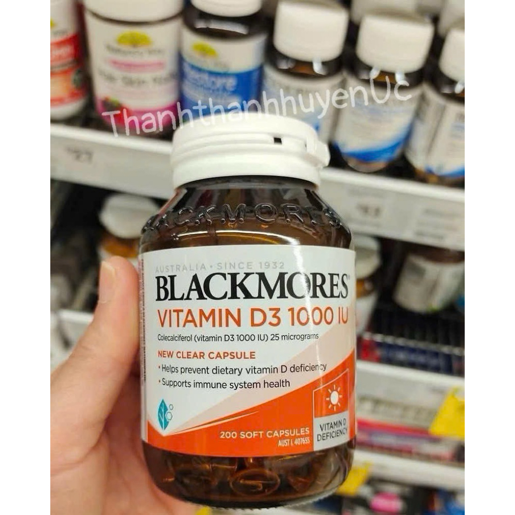 Vitamin D3 1000iu Blackmores 60v